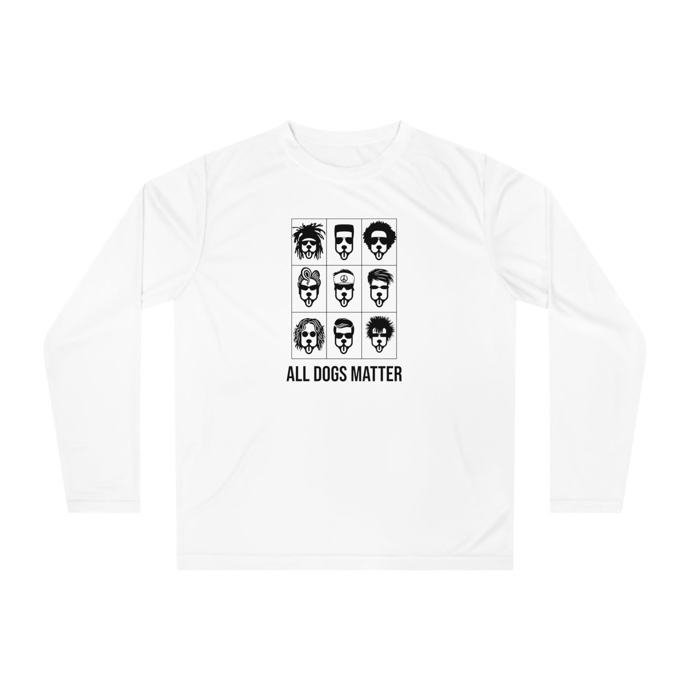 M's Performance Long Sleeve Tee / All Dogs Matter