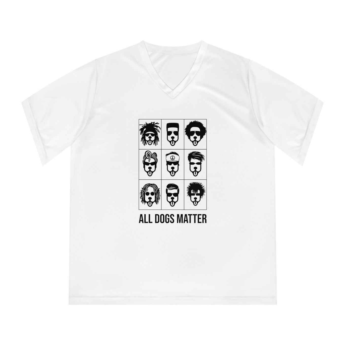 All Dogs Matter / W's Performance V-Neck Tee