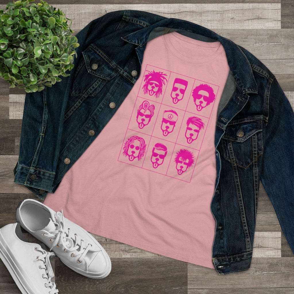 Women's - All Dogs / Hot Pink