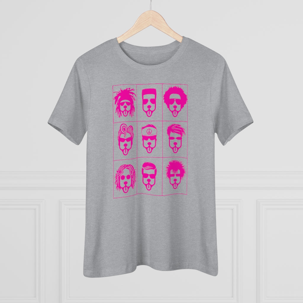 Women's - All Dogs / Hot Pink